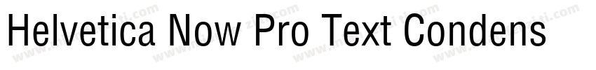Helvetica Now Pro Text Condensed字体转换
